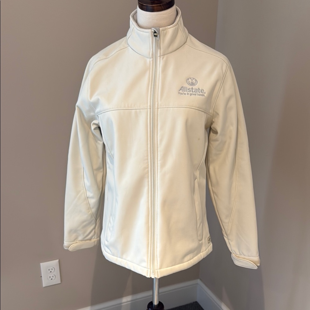 Charles River Apparel Cream Utility Jacket Lightweight Performance